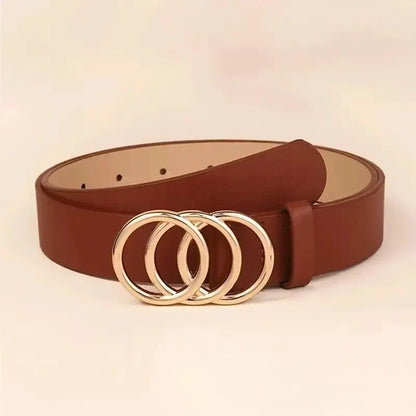 Ella™ Triple Ring Bælte – Tidløs Accessory til Enhver Anledning